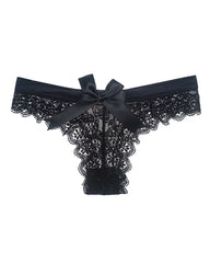 Sexy Lace Bow Low-rise Thong