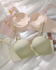 Women's Wire-free One-piece Push-up Strapless Anti-slip Invisible Bra