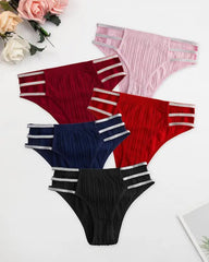 Sexy Openwork Glossy Waistband Comfortable Breathable Underwear