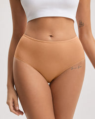 5-Pack High Waisted Criss Cross Back Seamless Briefs