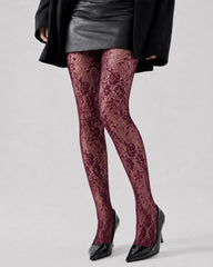 3-Pack High Stretch Fishnet Floral Lace Stockings