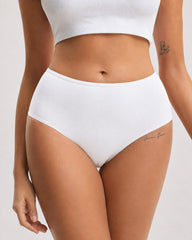 5-Pack High Waisted Criss Cross Back Seamless Briefs