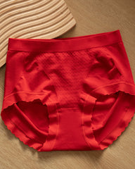 Mulberry Silk Warming Temperature-sensitive 10A Antibacterial Crotch High Elasticity Seamless Hip-lifting Panties