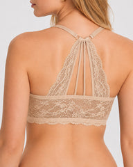 Sexy Front Closure Seamless Wire-Free Push-Up Lace Back Bra