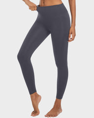 Leggings de cintura alta, levantamiento de glúteos, forrados con vellón ligero