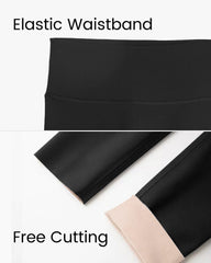 Leggings de cintura alta, levantamiento de glúteos, forrados con vellón ligero