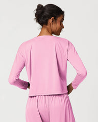 Camiseta deportiva ligera con cuello barco