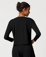 Camiseta deportiva ligera con cuello barco