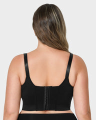 Sostén con aros y realce con espalda lisa