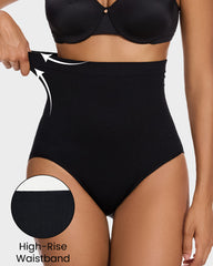 High Waist Tummy Control Shaping Brief Panty (2 Pack)