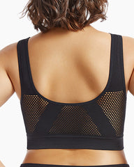 Casual Seamless Elastic Band Removable Pads Integrated Sports Bra