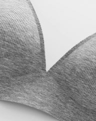 Deep V Seamless Letter Thin Straps Wire-Free Comfort Bra