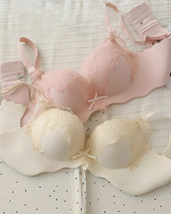 Women's Lace Trim Comfort Bra
