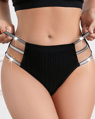 Sexy Openwork Glossy Waistband Comfortable Breathable Underwear