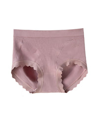 Mulberry Silk Warming Temperature-sensitive 10A Antibacterial Crotch High Elasticity Seamless Hip-lifting Panties