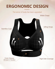 Women's Seamless Push-Up Shaping Correcting Back Sports Bra