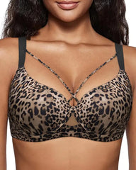 Women's Underwire Deep V Seamless Comfort Lifting Bra