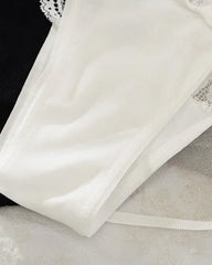 Sexy Lace High-waisted Tie-up Bodycon Panties