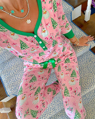 Christmas Casual Comfortable Home Pajama Set