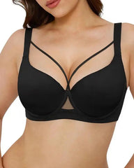Women's Underwire Deep V Seamless Comfort Lifting Bra