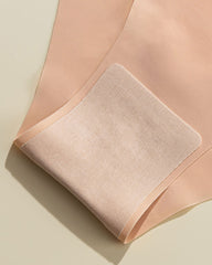 Sheer Mesh Sexy Heart-shaped Cutout Stretchy Seamless Panties