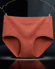 Women's Pure Cotton Stretch Mid-waist Soft Panties