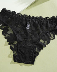 Women's Sexy Lace Floral Mesh Breathable Panties
