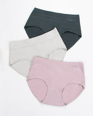 Women's Pure Cotton Stretch Mid-waist Soft Panties