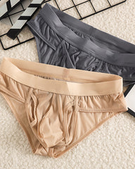 Multi-Pack Men's Ice Silk Breathable Side Open No-Removal Briefs