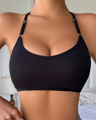 Women's Lace Vest Seamless Elastic Bra