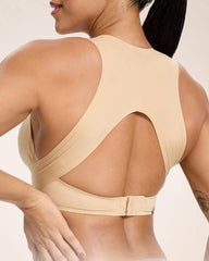 Women's Seamless Push-Up Shaping Correcting Back Sports Bra