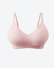 Women's V-neck Seamless Breathable Push-up Vest Bra  with Two Removable Shaping Pads