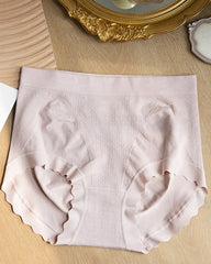 Mulberry Silk Warming Temperature-sensitive 10A Antibacterial Crotch High Elasticity Seamless Hip-lifting Panties